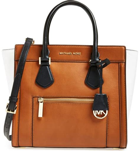 michael kors colette large satchel|michael kors large saffiano satchel.